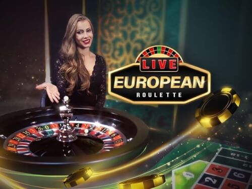 Live european roulette